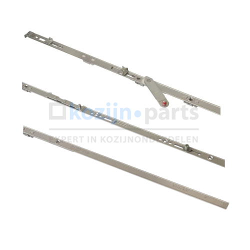 Roto NX schaargeleider 500 890 1x E met verstelbare E-sluitnok voor houten en kunststof draai-kiepramen FFB 801-1000 mm.
