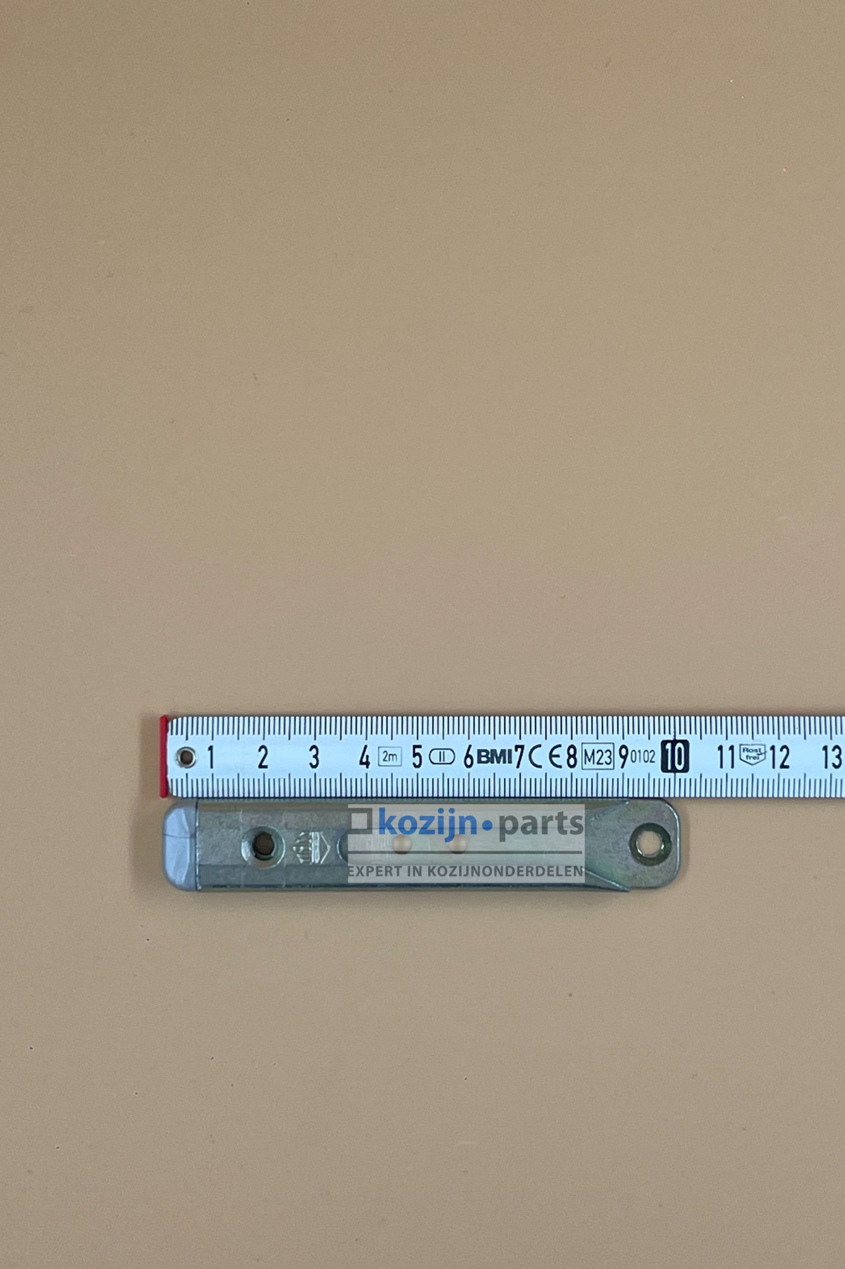 MACO kiepplaat vlak 17mm t.b.v. bijzetschaar/hulpschaar
