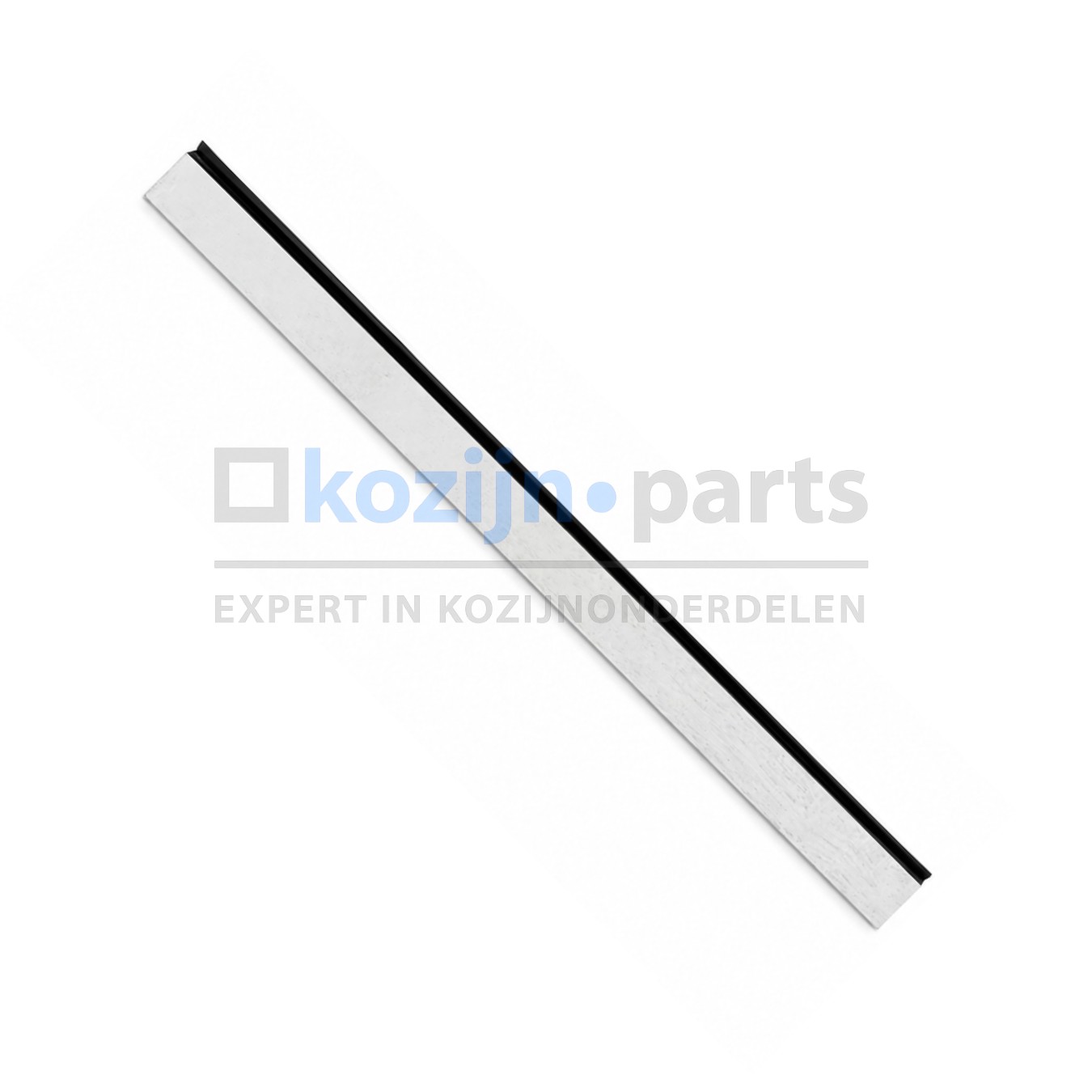 Tochtprofiel hardhout wit 3000mm met afdichtingsrubber