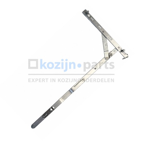 ROTO NT Royal verdekte schaararm 450 DIN rechts F18 voor houten draai-kiepramen en deuren met beslagbreedte 801-1400 mm.