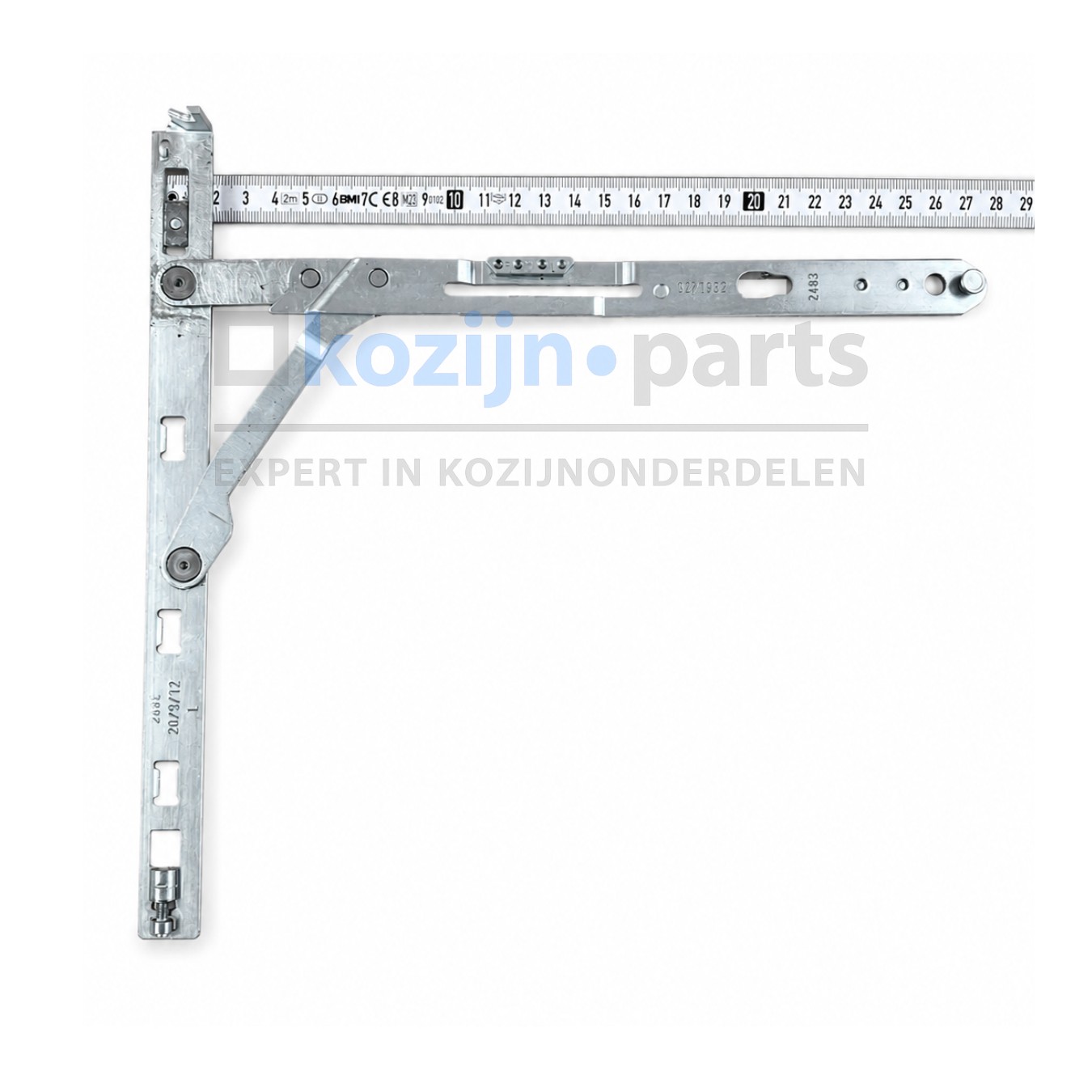 ROTO NT Royal verdekte schaararm 250, DIN L/F20/FFB 360-800