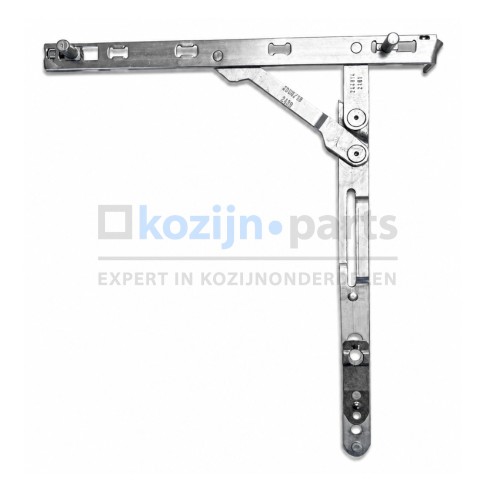 ROTO NT Royal verdekte schaararm 250 DIN rechts F18 as 9 mm voor houten draai-kiepramen en deuren met beslagbreedte 360-800 mm.
