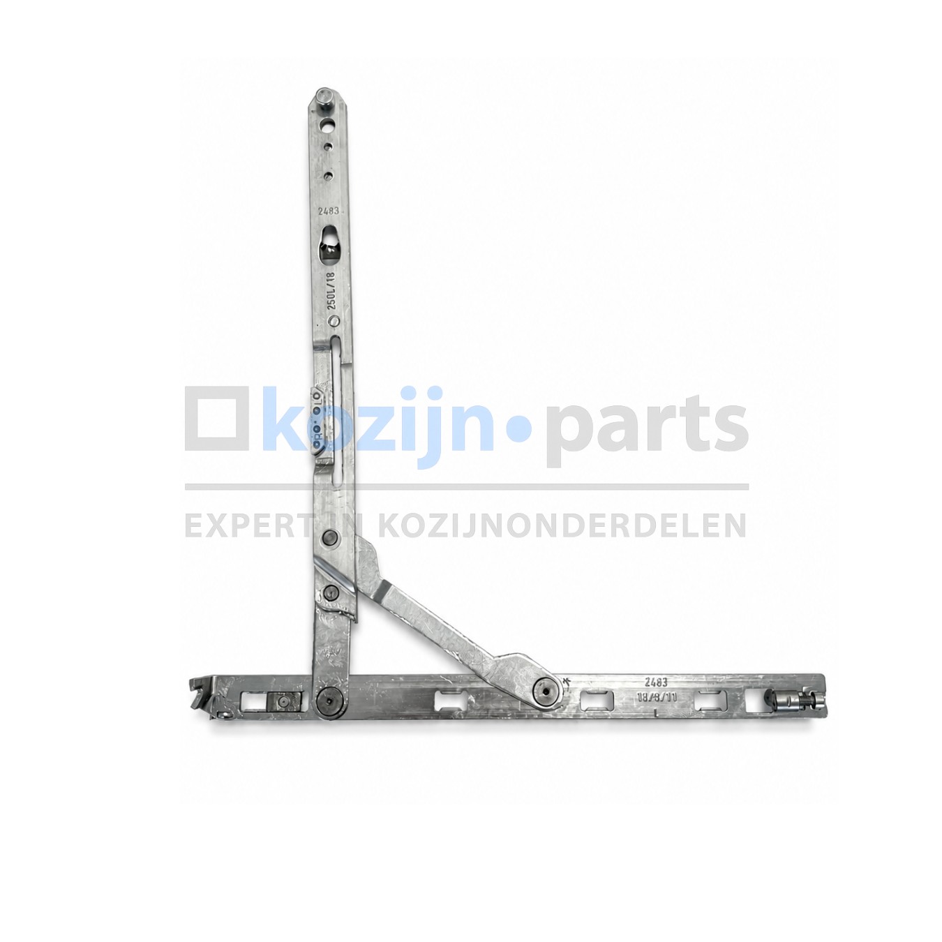 ROTO NT Royal verdekte schaararm 250, DIN L/F18/FFB 360-800