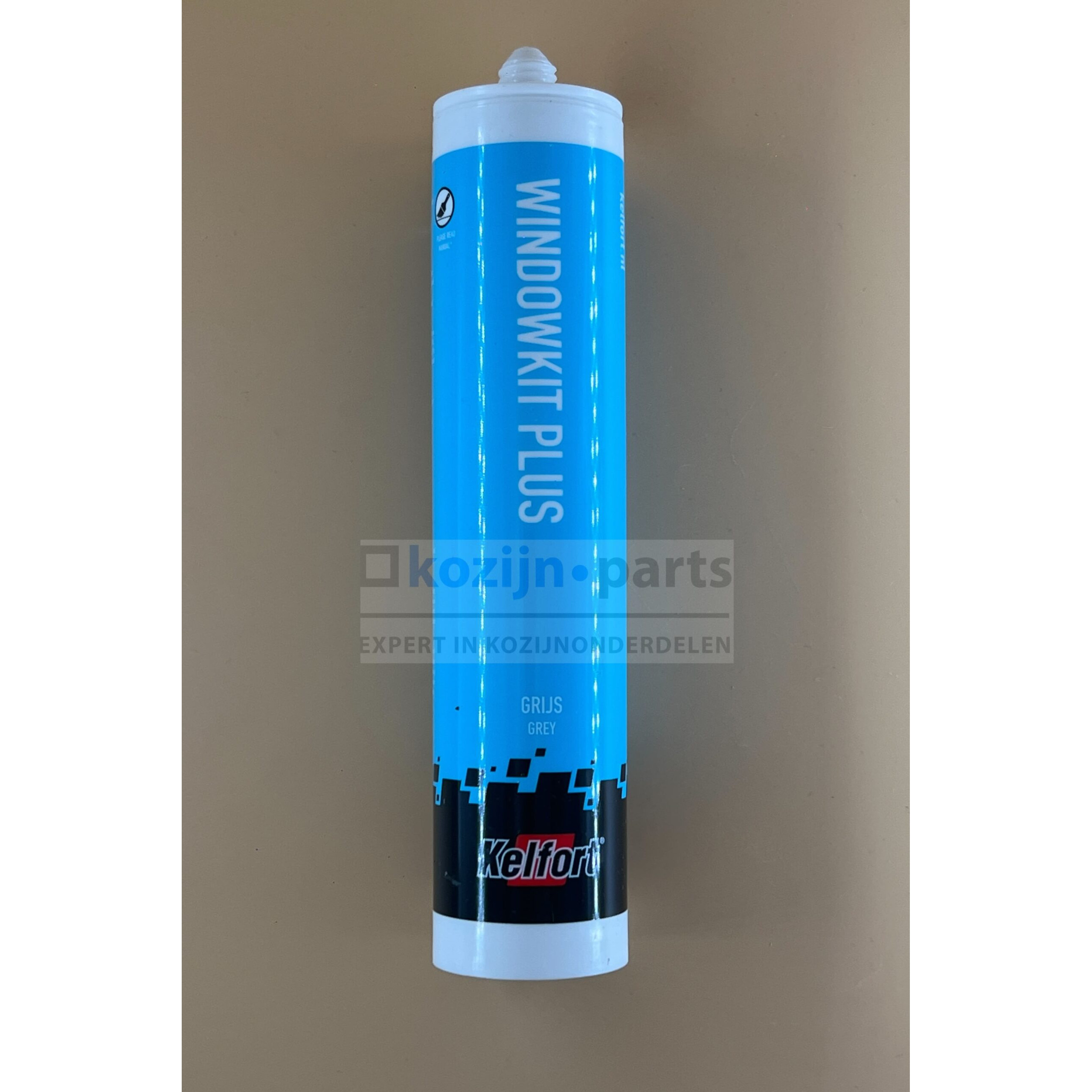 KELFORT Windowkit beglazingskit OS grijs 310ml