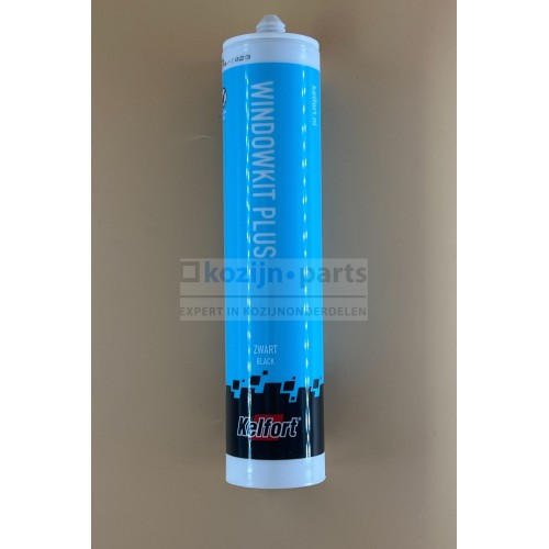 KELFORT Windowkit beglazingskit OS zwart 310ml