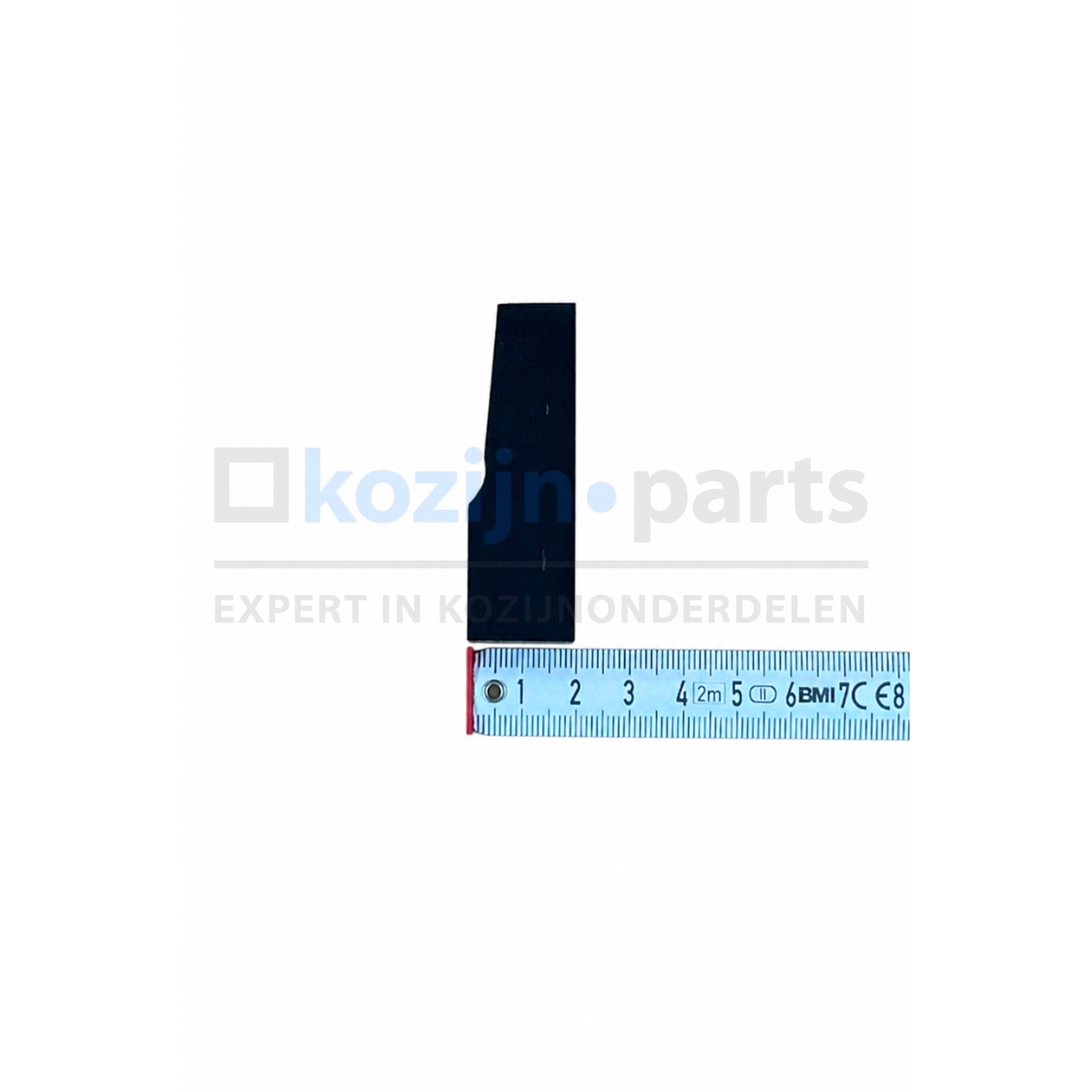 SOBINCO oploopblok/sluitplaat 19mm hoog zwart
