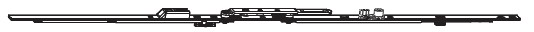 ROTO NX stolp-espagnolet vaste-H, Gr.890/FFH801-1000/1