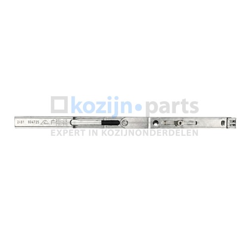 ROTO NT Royal schaargeleider 250 300 voor verdekt liggend beslag FFB 360-410 mm.