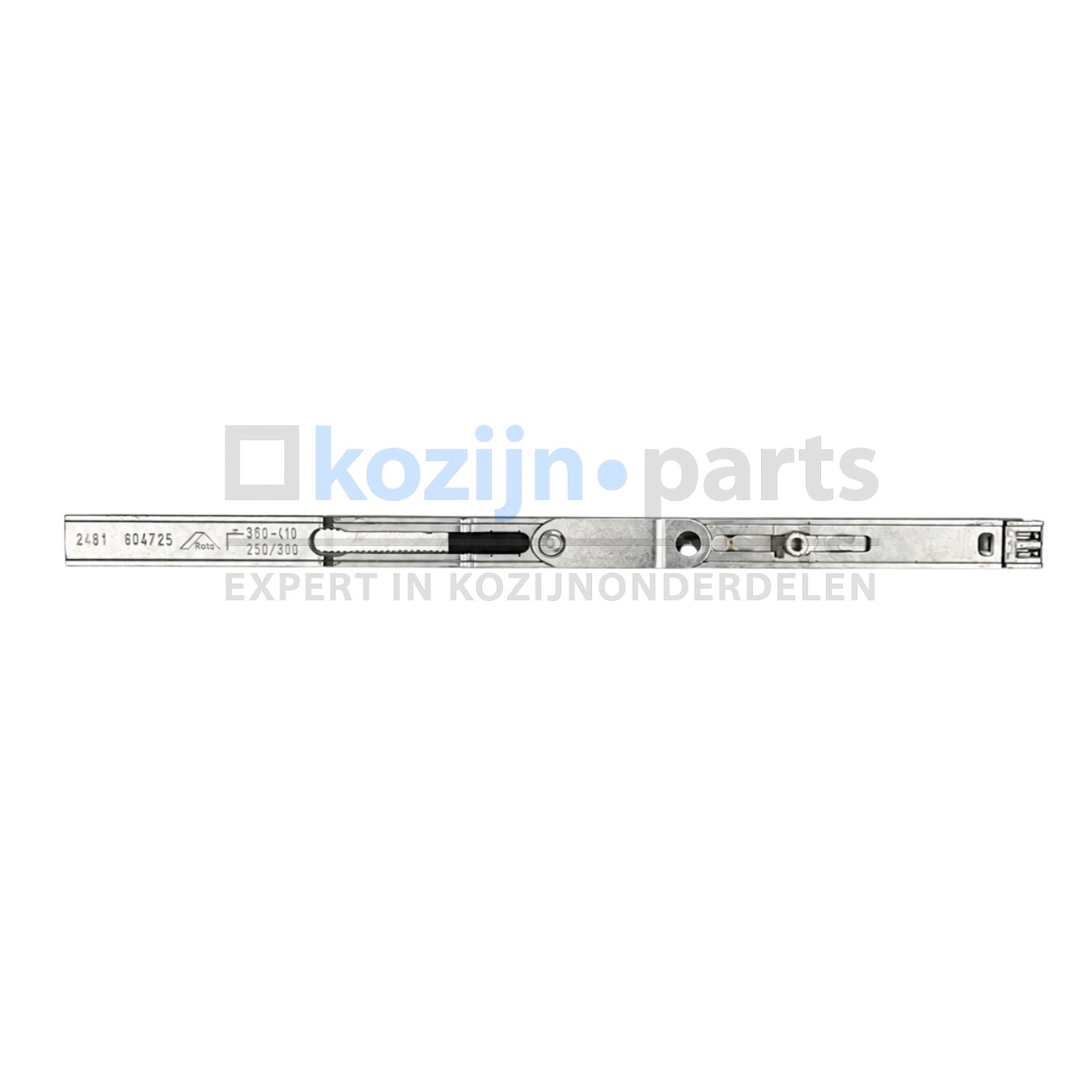 ROTO NT Royal schaargeleider 250 300 voor verdekt liggend beslag FFB 360-410 mm.