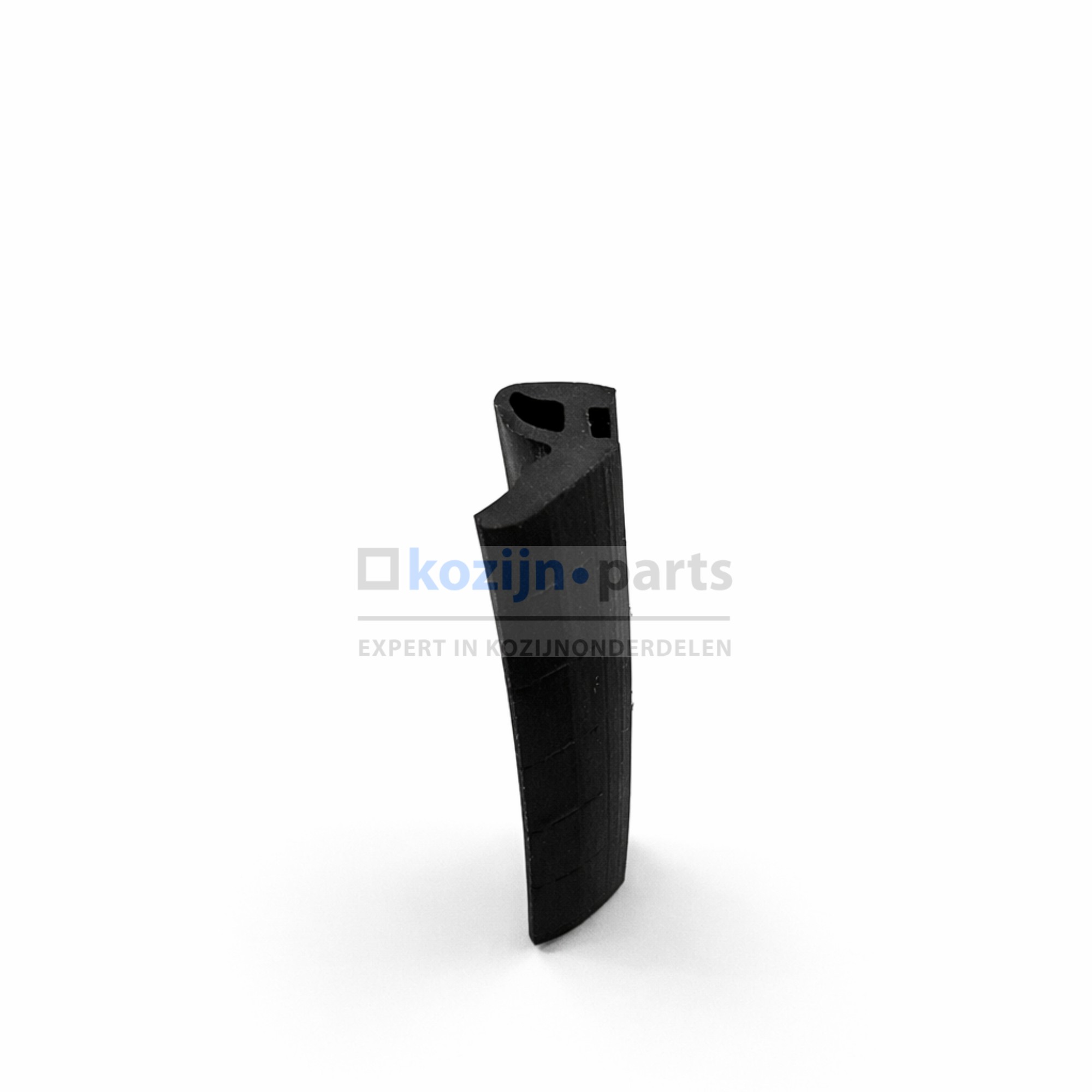 SCHÜCO aluminium beglazingsrubber 3-4mm 653 met groen kenmerk