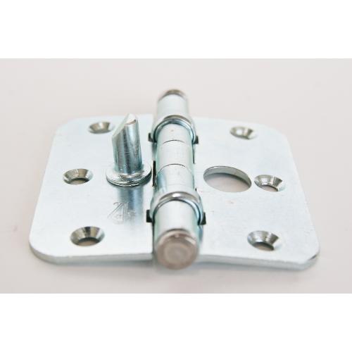 BSW kogellagerscharnier 76x76x2,2mm gegalv. afgerond SKG