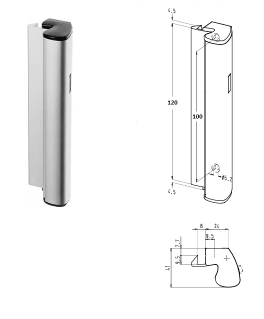 SOBINCO knijpsluiting 120mm EV1