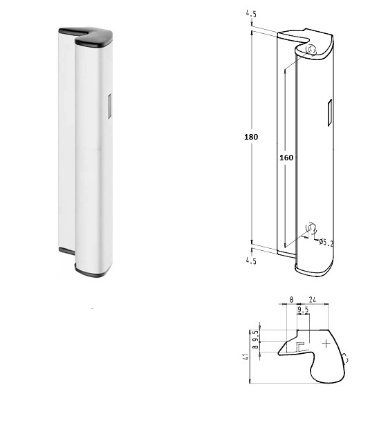 SOBINCO knijpsluiting 180mm EV1