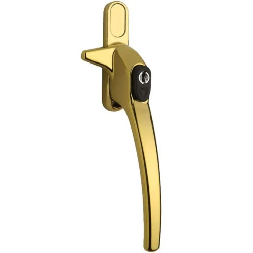 ERA Charisma raamboom RS 12mm afsluitbaar messing gelakt