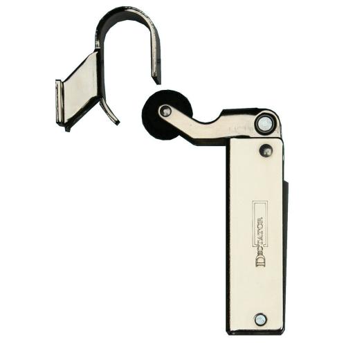 DICTATOR 50N deuropvanger nikkel hydraulisch met haak 1009
