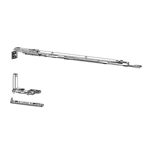 SOBINCO Chrono verdekte scharnierset FB671-1300 DIN L 14-18 voor aluminium kozijnen
