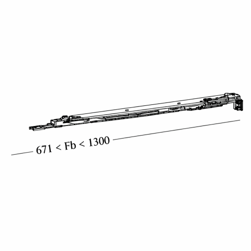 SOBINCO Chrono verdekte schaar/verg. FB671-1300/DIN L/10-14