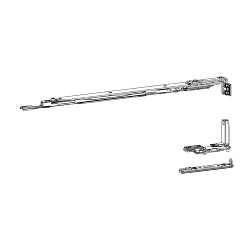 SOBINCO Chrono verdekte scharnierset FB671-1300/DIN R/14-18