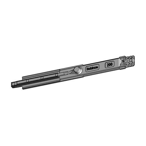Sobinco Chrono verbindingstrengel 165 met sluitnok kunststof verbindingsstang voor aluminium raambeslag.