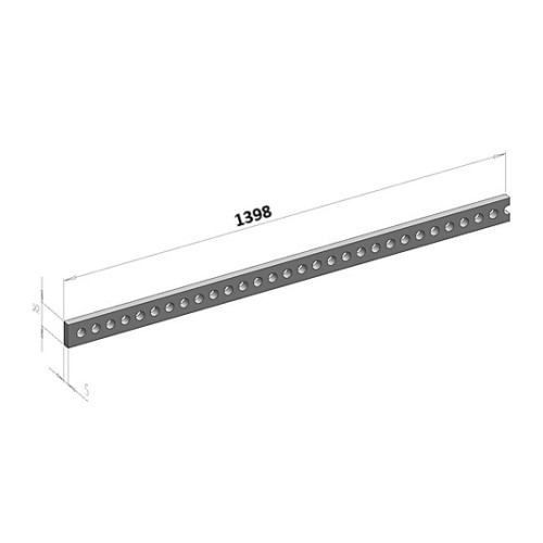 SI HS platte verbindingsstang 1398mm
