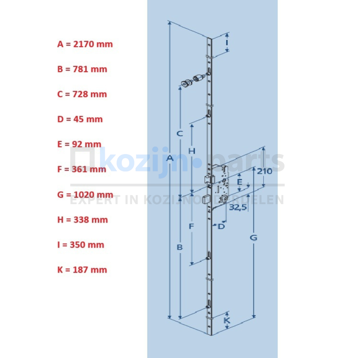 FUHR 856 meerpuntssluiting kruk 45-92-8-F16- 4x nok – L2170