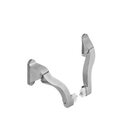 Jansen RVS duwbalk console voor passieve deur