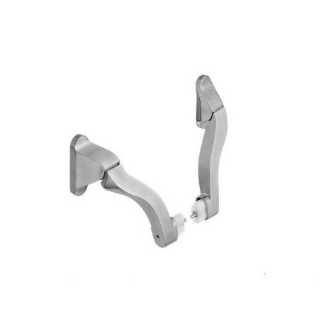 Jansen duwbalk console aluminium passieve deur