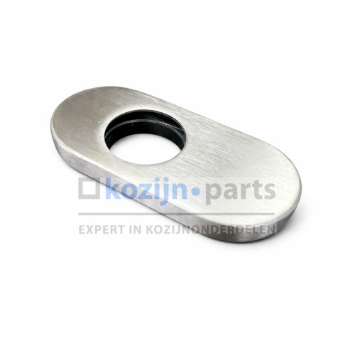 Jansen RVS cilinderrozet voor 22 mm cilinders