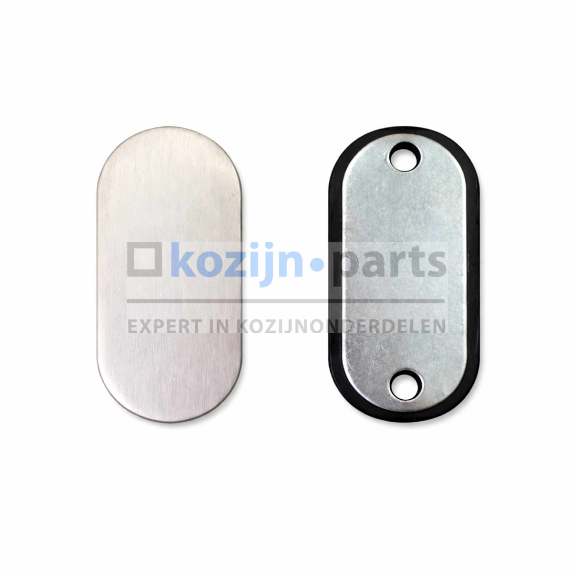 JANSEN blind rozet RVS