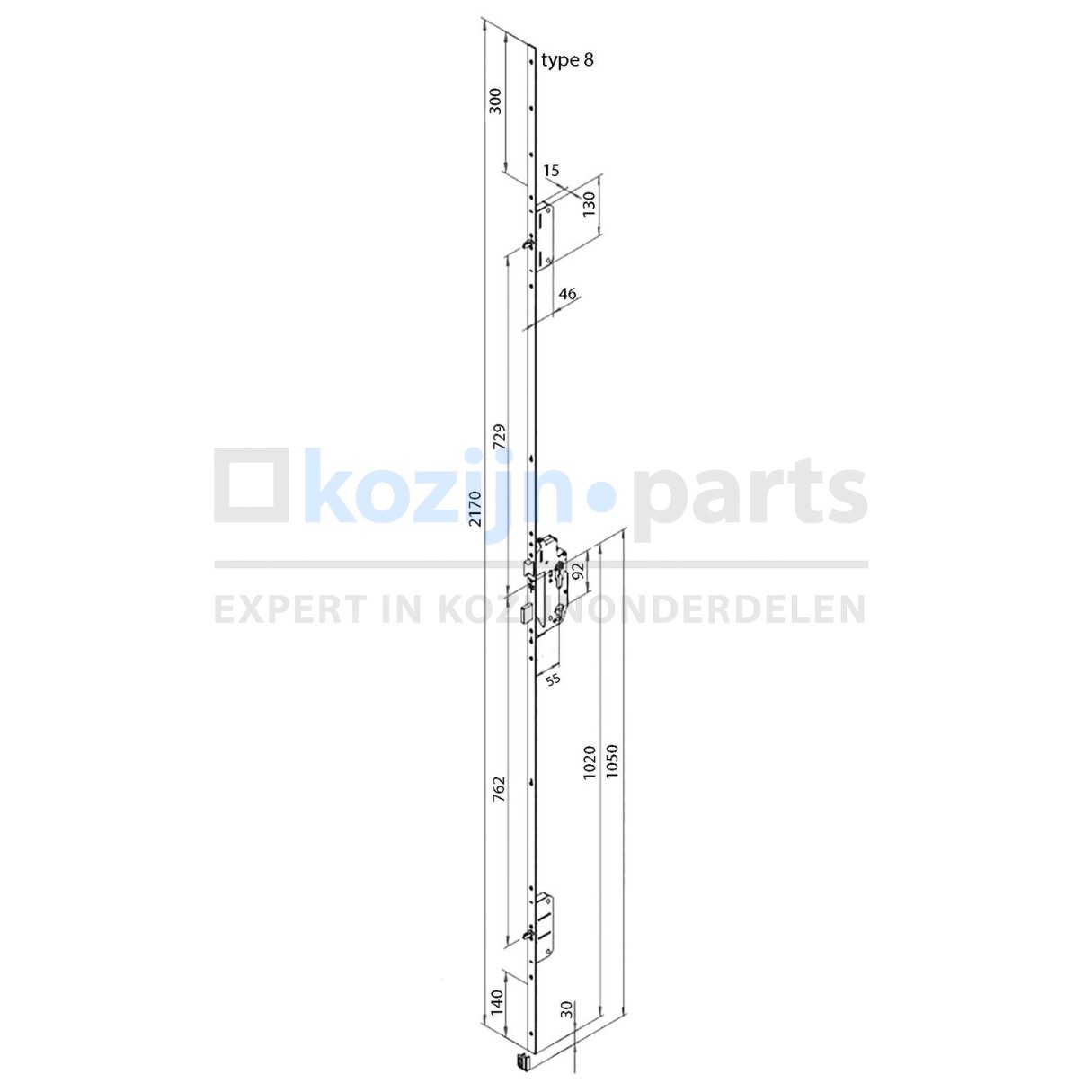 FUHR 855GL meerpuntssluiting CIL 55-92-8-F16-pen-L2170