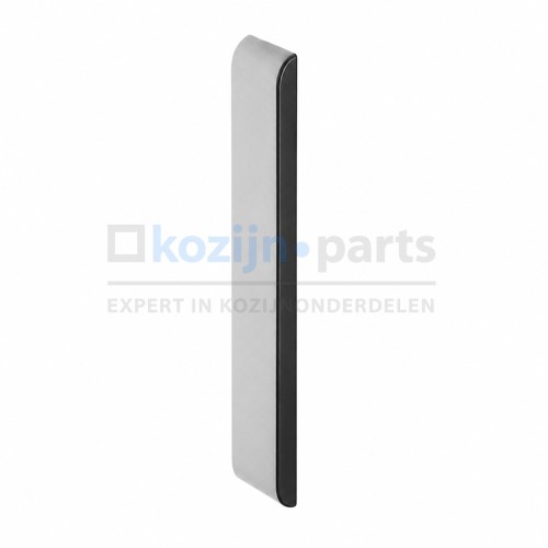 Sobinco 824 volledig blind buitenschild zilver voor aluminium schuifpui met Pentalock slot