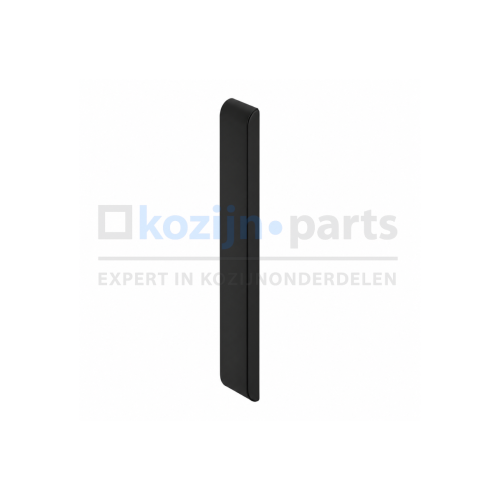Sobinco 824 volledig blind buitenschild zwart RAL 9005 voor aluminium schuifpui met Pentalock slot