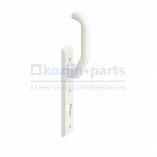 Sobinco 824 binnenschild vaste kruk PC92 RAL 9010 voor aluminium schuifpui met Pentalock slot