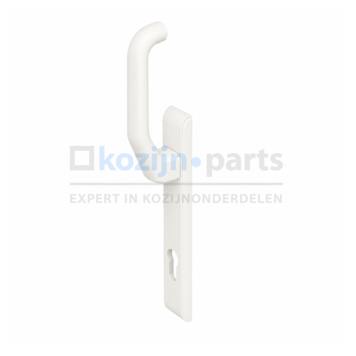 Sobinco 824 buitenschild vaste kruk PC92 RAL 9010 voor aluminium schuifpui met Pentalock slot