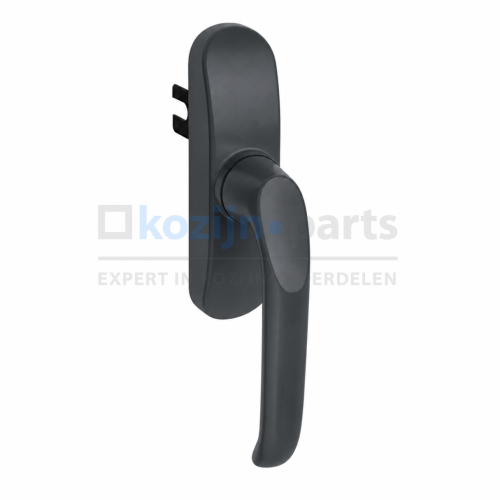 Sobinco 662 draai kiep raamkruk antracietgrijs RAL7016 aluminium raam deur zonder sleutel