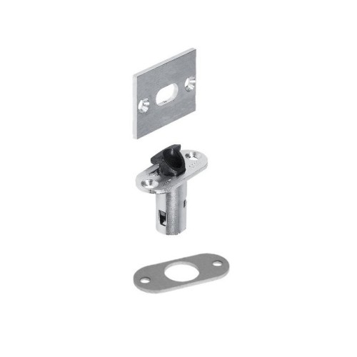 Jansen anti paniek bovenvergrendeling espagnolet stang 10mm met sluitplaat stalen deur