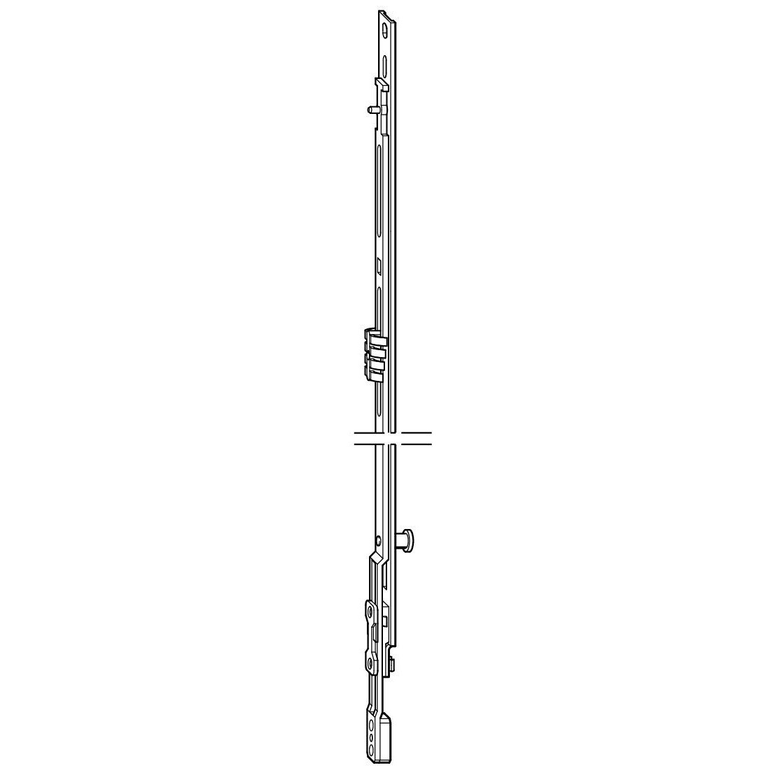 ROTO NX/NT verlengstuk 400 met P-nok