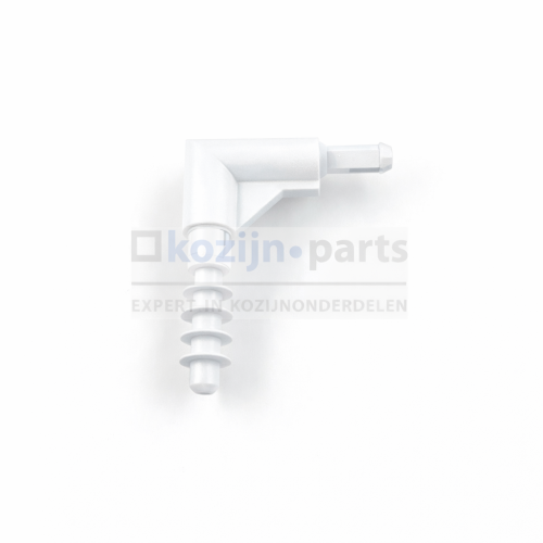 RENSON bocht 20mm wit voor stangbediening