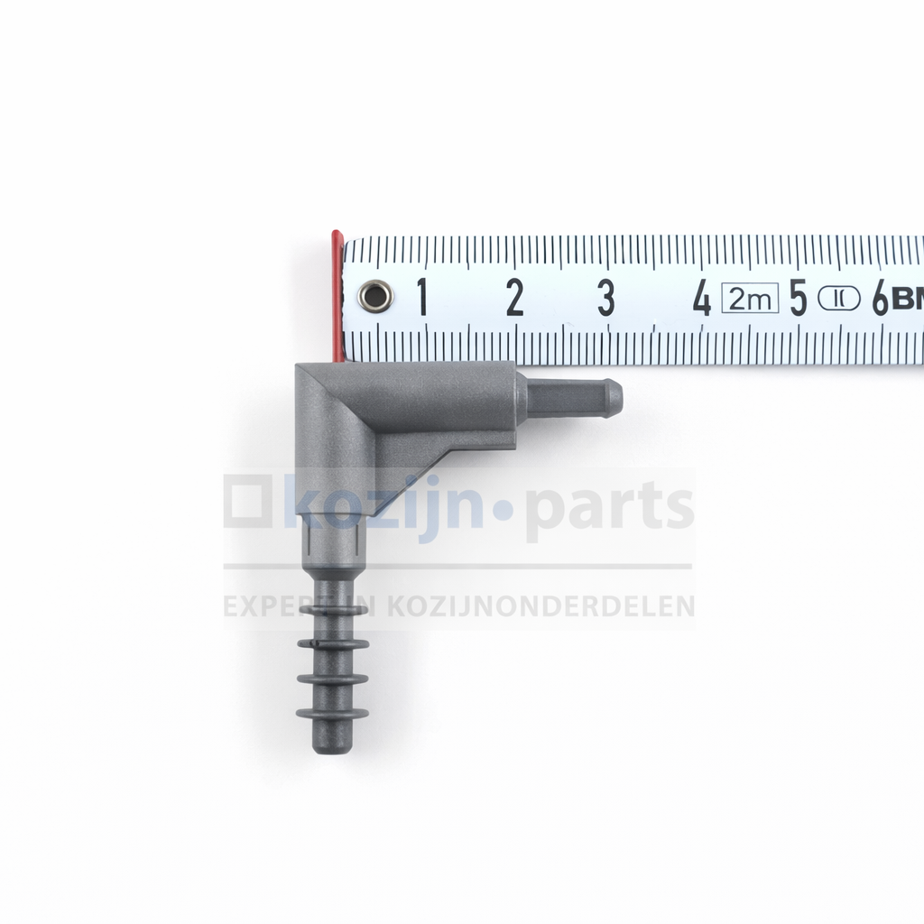 RENSON bocht 20mm grijs voor stangbediening