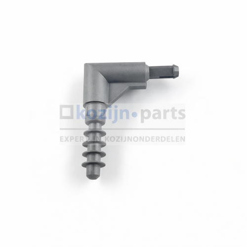 RENSON bocht 20mm grijs voor stangbediening
