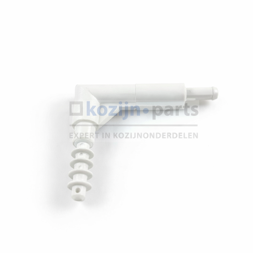 RENSON bocht 40mm wit voor stangbediening