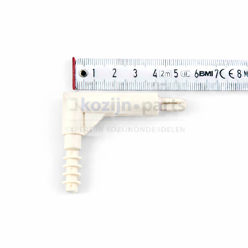 RENSON bocht 40mm créme voor stangbediening
