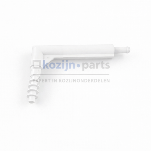 RENSON bocht 60mm wit voor stangbediening