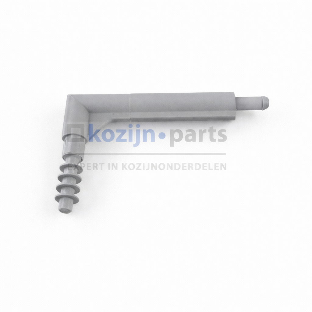 RENSON bocht 60mm grijs voor stangbediening