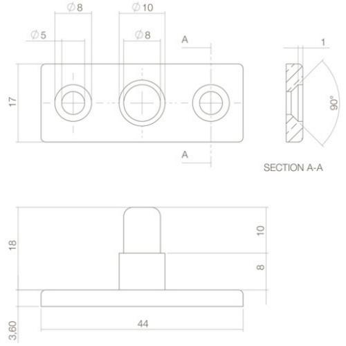 INTERSTEEL stelpen zwart