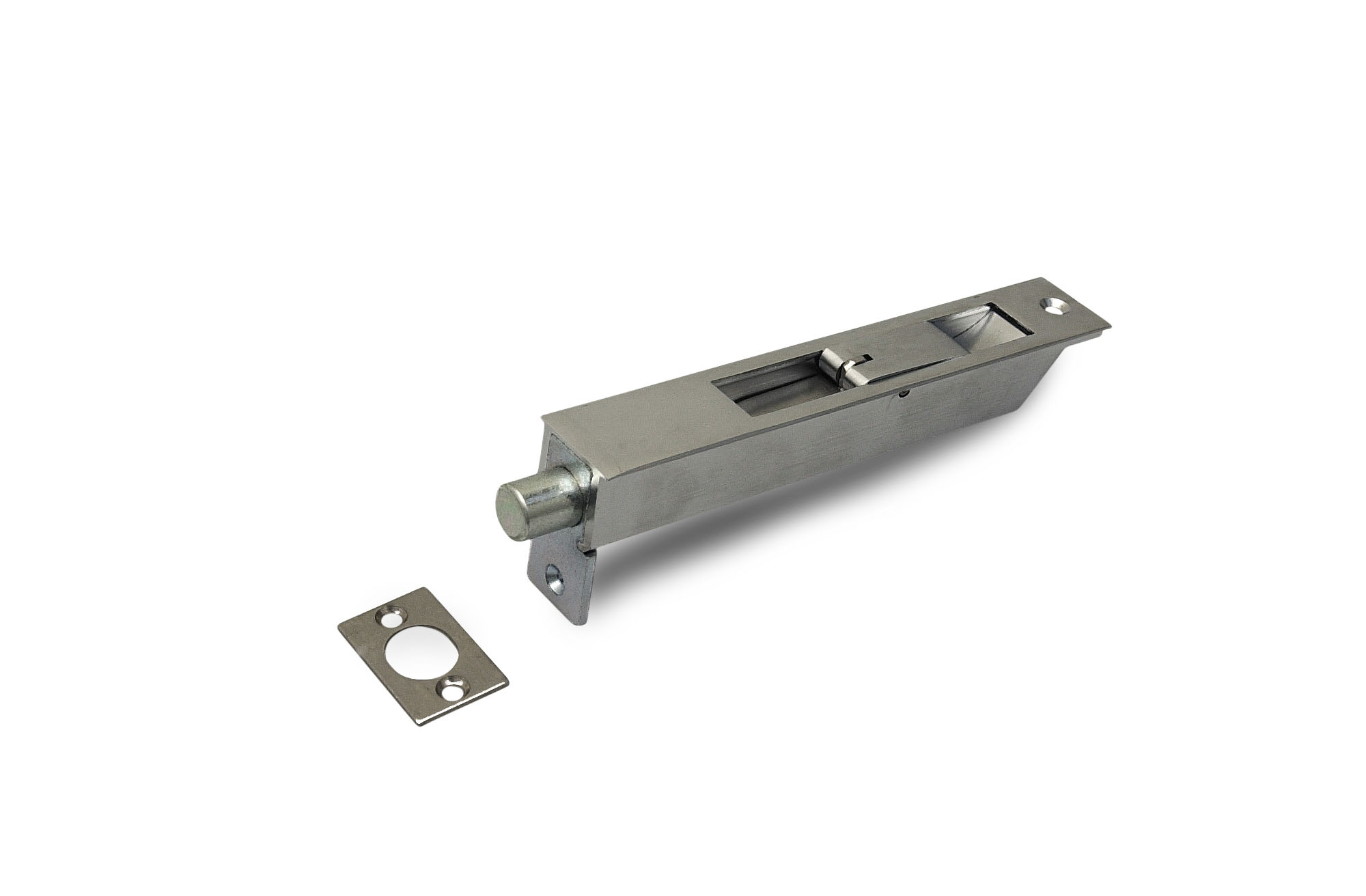 DX 7550 kantschuif aluminium verchroomd 225x25mm