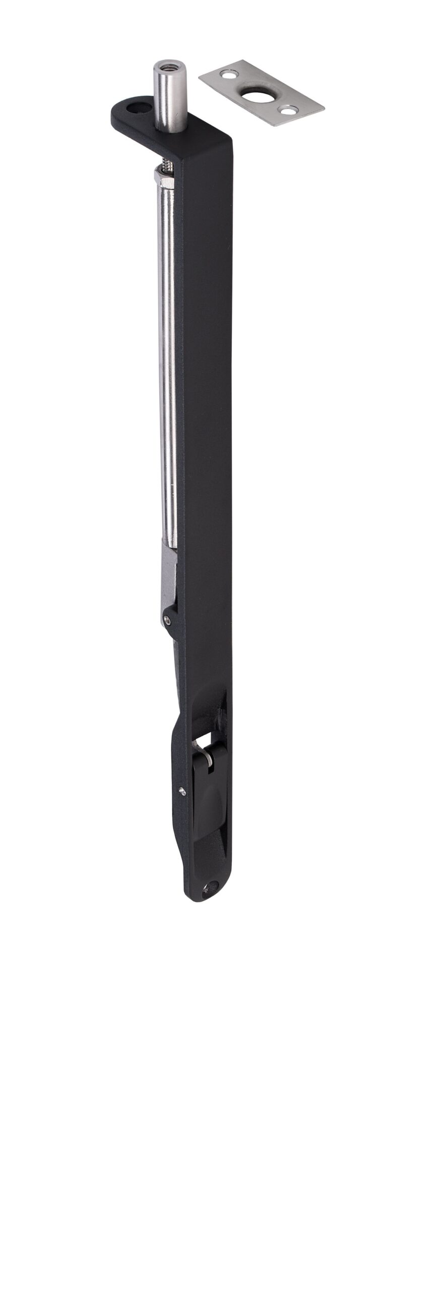 ARTITEC kantschuif zwart RVS 201x20mm