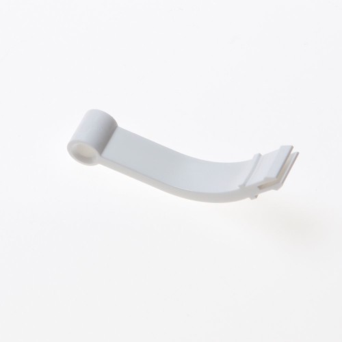 DUCO gebogen hendel 50mm wit