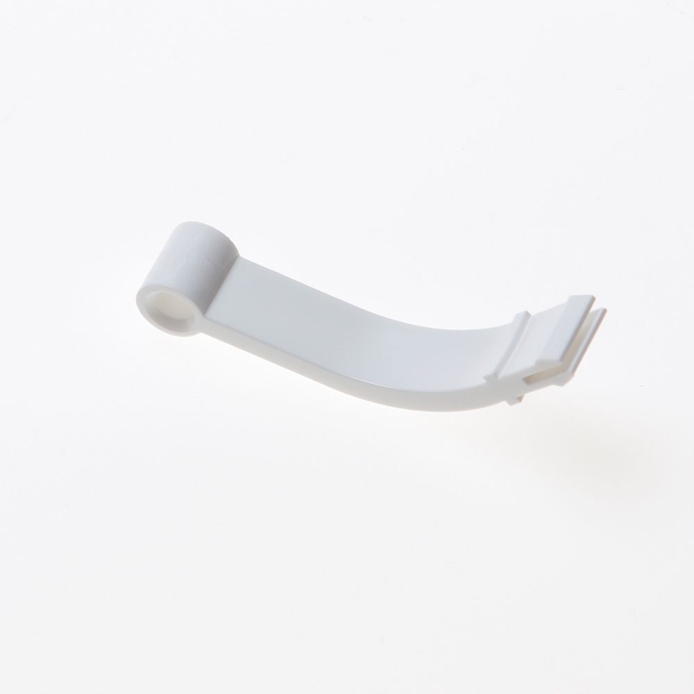 DUCO gebogen hendel 50mm wit