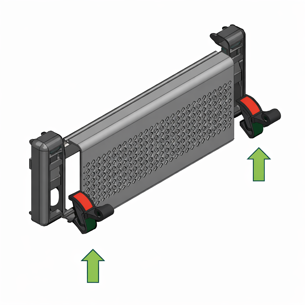 DUCO klephendel 15mm glas/duco/mini/fire en skymax wit